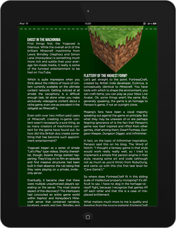 Bad page layout in Atomix Magazine